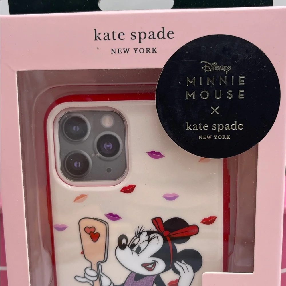 Kate Spade Minnie Mouse Iphone 11 PRO Case New In Box Color Palevelmulti NWT